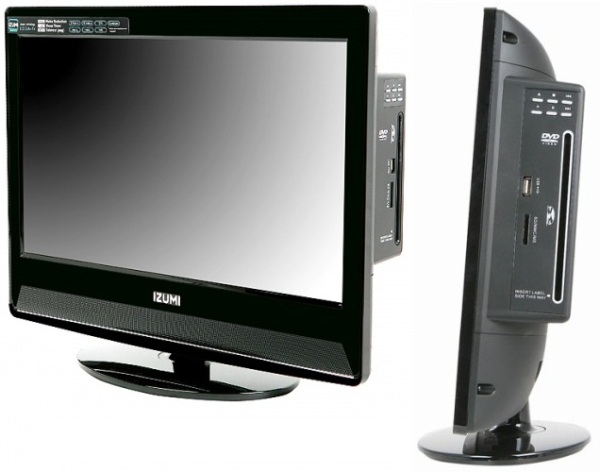 Телевизор Izumi с встроенным DVD-плеером