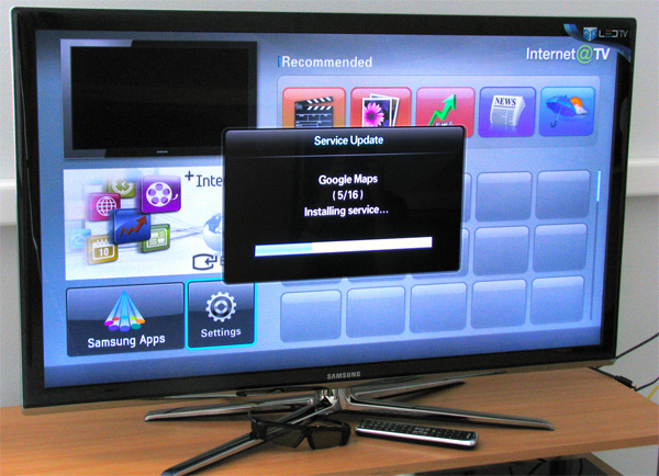 Smart TV у ЖК-телевизора Samsung UE-46C7000WW