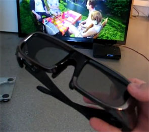 3D-очки от телевизора Sony KDL-55EX720