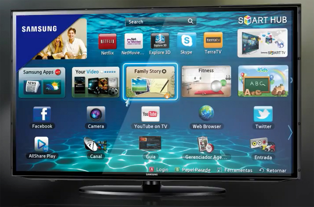 Smart TV телевизора Samsung UE-46EH5300