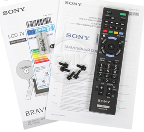 Комплектация телевизора Sony KDL-40EX653
