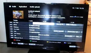 Медиаплеер в телевизоре Sony KDL-55HX920